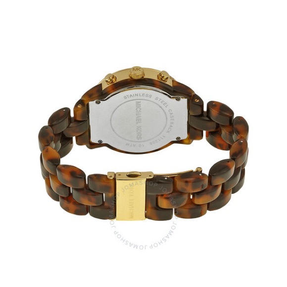 MICHAEL KORS
Tortoise Acrylic Brown Dial Ladies Watch
Item No. MK5216/no case - Picture 2 of 9